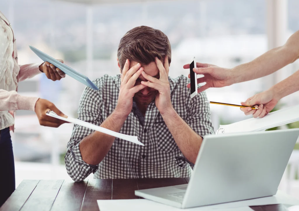 Stress affects low blood sugar