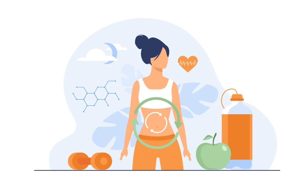 improve metabolic rate ro reduce causes belly fat for females